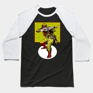 soldier in uniform shooting Baseball T-Shirt